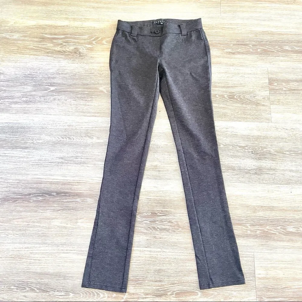 Theory Elly Rave charcoal grey pull on pants